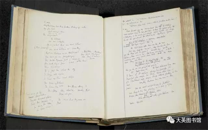 2▲ 弗吉尼亞·伍爾夫小說《達(dá)洛維夫人》的創(chuàng)作手稿，1924年。? The Society of Authors as the Literary Representative of the Estate of Virginia Woolf.png